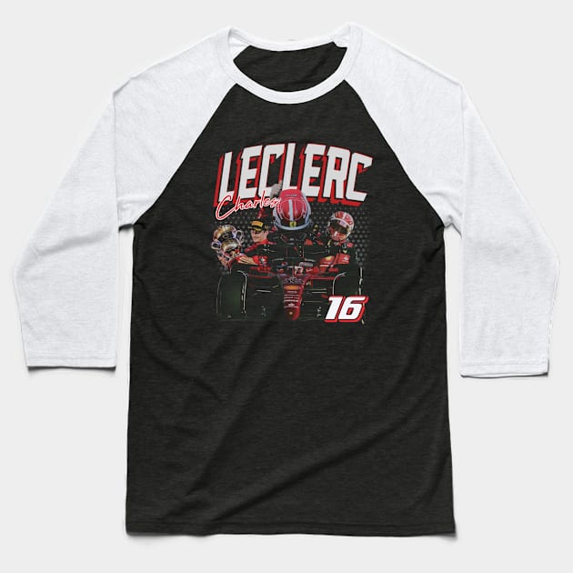 Charles Leclerc Champion Baseball T-Shirt by lavonneroberson